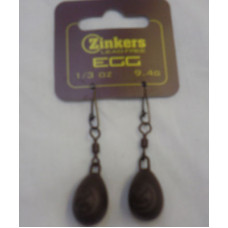 Zinkers Egg Carp Weight  2/3oz - 18.7g