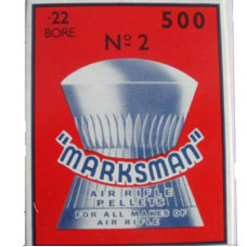 Marksman Round Head .22 calibre Air Gun Pellets 14.00 grains Box of 500