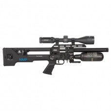 Reximex Ixia Compact PCP Air Rifle 300cc carbon fibre buddy bottle .22 calibre 12 shot Multishot Synthetic black stock